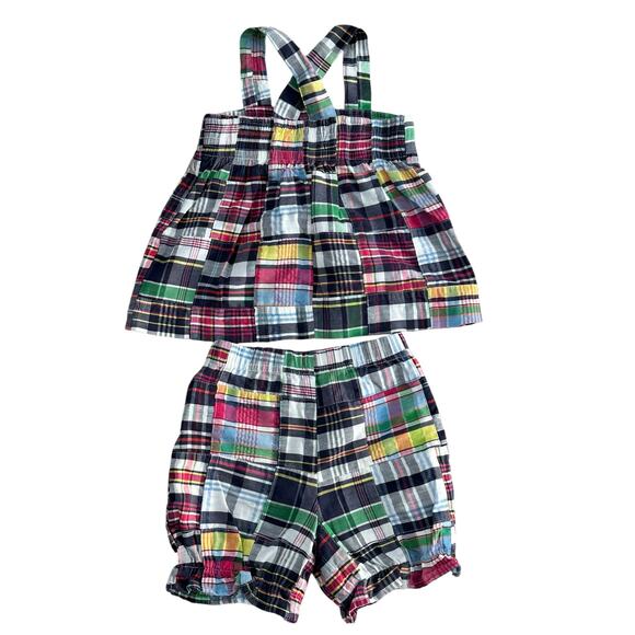 KELLYS KIDS Plaid Patchwork Outfit Size 2T - Picture 4 of 8